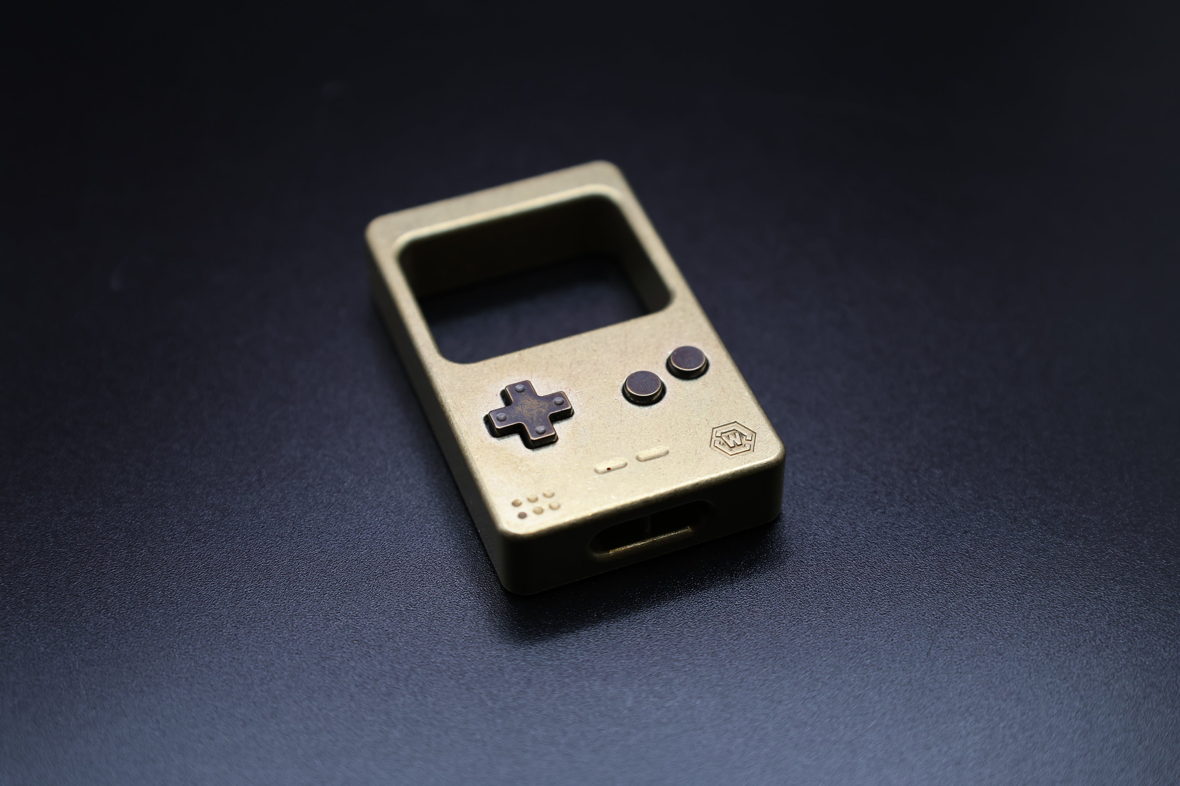 Brass Clicktendo With Blackened Brass Buttons