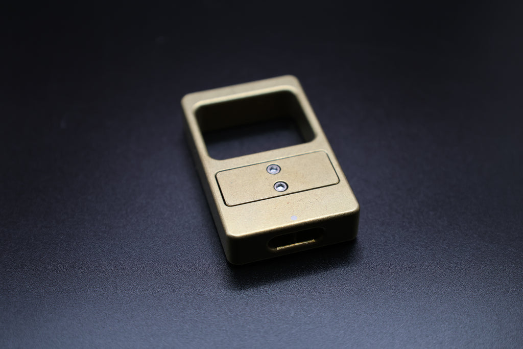 Brass Clicktendo With Blackened Brass Buttons