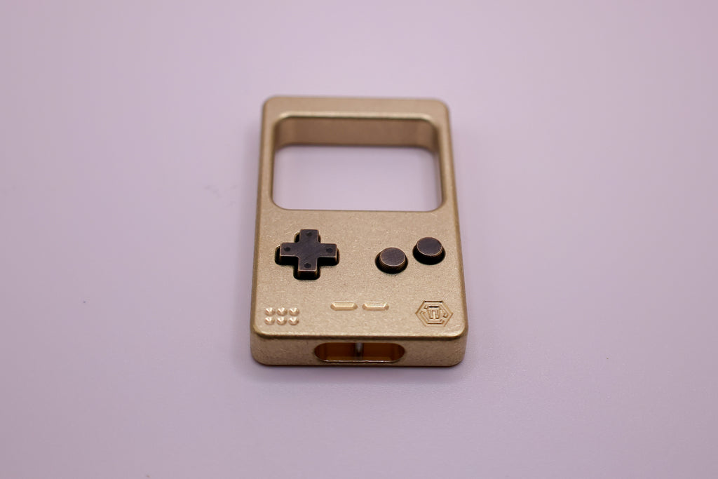 Brass Clicktendo Slim With Blackened Brass Buttons