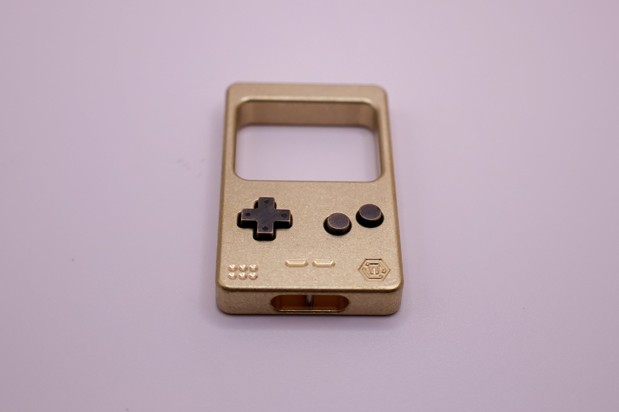 Brass Clicktendo Slim With Blackened Brass Buttons