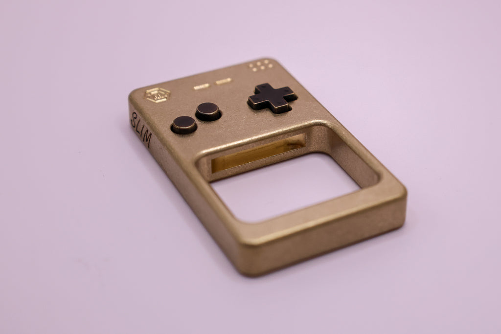 Brass Clicktendo Slim With Blackened Brass Buttons