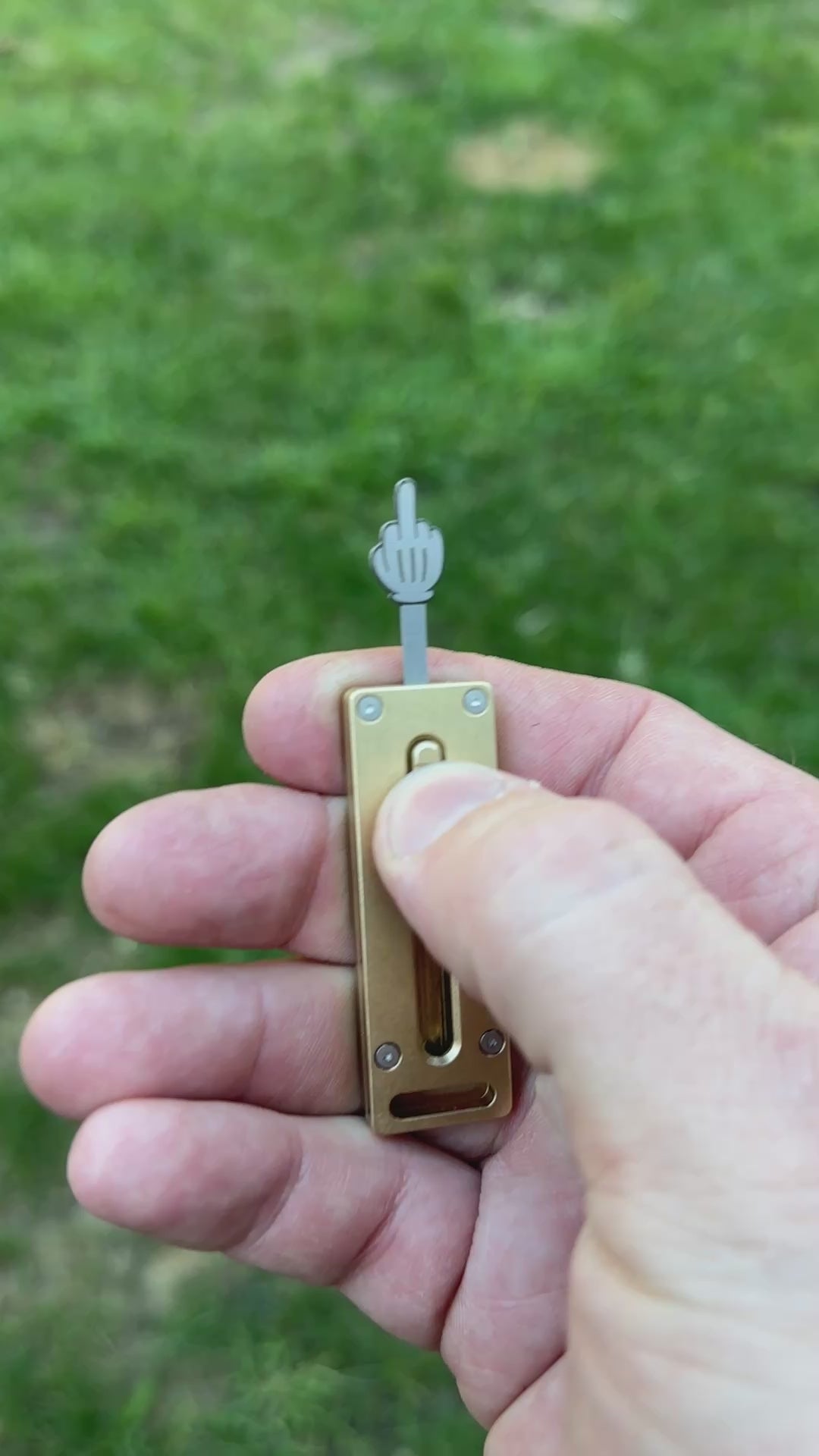Brass - Middle Finger Fidget